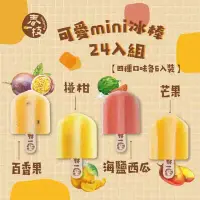 在飛比找環球Online優惠-【春一枝】mini冰棒24入組(百香果*6+椪柑*6+海鹽西