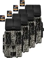 SPYPOINT Force-PRO-S Solar Trail Cameras, Solar Panel, 0.2S Trigger Speed,...