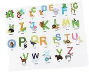 CORHAD 3 Sheets Cartoon Animal Clothes Patches DIY Sew Decoration English Letter Heat Transfer Stickers for Clothing Present for Friends