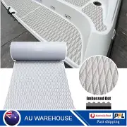 White Diamond Dots EVA Foam Boat Flooring Yacht Mat Marine Nonslip Pad 90x240cm