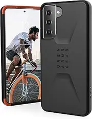 Urban Armor Gear Civilian 21281D114040 Protective Case for Samsung Galaxy S21 5G (6.2 Inches) Wireless Charging Compatible Cover Drop-Resistant Mobile Phone Case Ultra Slim Bumper Black