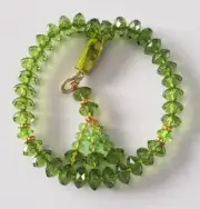 Green Tasbih Crystal Beads Tasbeeh Misbaha Rosary Worry 33 TASBEEH New