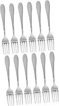 FUNOMOCYA Piece Boys and Girls Fork Set Stainless Steel Dessert Forks Silverware Small Fruit Cake for Household Boys and Girls Party