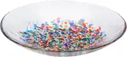 ADERIA F75053 Tsugaru Vidro Nebuta Serving Plate, Made in Japan, Salad Bowl, Dish, Bowl, Stylish, Glass, Deep Plate, Dish, Pasta, Kitchen Gift, Women's, Mother's Day, Father's Day, Husband and Wife,