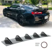 For Honda Accord Civic Touring Rear Lip Bumper Diffuser Shark Fin Spoiler Wing