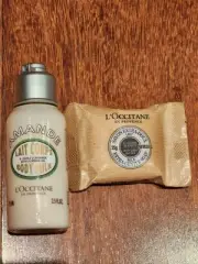 L'Occitane Almond Body milk & Extra gentle shea butter soap.New