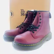 Dr. Martens 1460 Delaney 8 Eye Side Zip Boot Size 11