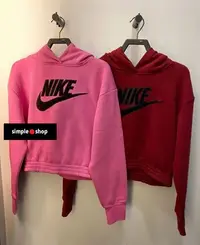 在飛比找Yahoo!奇摩拍賣優惠-【Simple Shop】NIKE NSW 帽T 酒紅 大勾