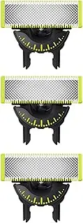 Replacement Blades Heads Compatible with One Blade All Handles, 3 Counts