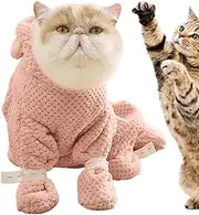 Dog Bath Robe, Quick-Dry Absorbent Coral Fleece Dog Drying Towel with Zipper Design, Cats' Bathrobes, Pet Costumes for Family, Friends, Home