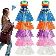Badminton Shuttlecock Set - Durable Feather Shuttlecocks, Nylon Badminton Shuttlecock Pack, Outdoor Youth Hitting Practice Suitable for Children and Youth, Accessories for Playground