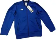 Adidas Youth Unisex Condivo 18 Training Blue Climalite Kids Soccer Jacket 2XS