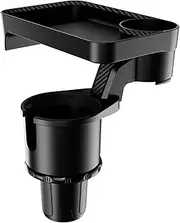 360 Portable Rotatable Adjustable Auto Car Food Tray Cup Holder Expander Car Cup Holder Attachable Meal Tray Expanded Table Desk