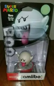 Super Mario Bros. BOO Amiibo Nintendo Switch Glow In The Dark New Factory Sealed