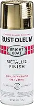Rust-Oleum 7710830 Bright Coat Metallic Color Spray, Gold, 11-Ounce