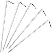 ifundom 20PCS Tent Pegs Shaped Durable Tent Stakes for Camping Hiking Football Corrosion Resistant Fracture Resistant Design for Use