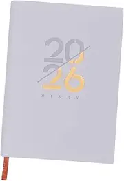 KALLORY Academic Planner: 2026 Year Agenda Daily Planner 12 Month English Notebook Portable Notepad For Teacher Students School Office