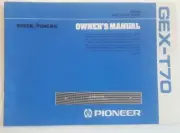 PIONEER GEX-T70 FM/AM Hide-Away Super Tuner IV OWNER'S Manual Complete Book