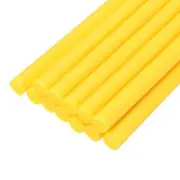 12pcs Mini Hot Glue Sticks for Glue Gun 0.27-inch x 8-inch Light Yellow