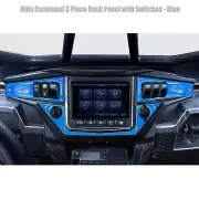 Polaris RZR Ride Command Dash Panel, Switch Combo - Blue