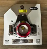 Elite Lookout Police Security 1000 Lumen Headlamp W/4 AA Batteries - 98070