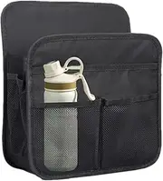 Car Purse Holder Between Seats, Oxford Cloth Multi-compartments Between Seats Car Organizer, Automotive Storage Bag for Snacks, Wallets, Drinks, Phone