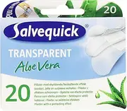 Salvequick Transparent Aloe Vera Wound Dressing with Effect Screen Protector - Pack of 20