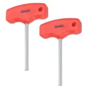 2pcs T-Handle Hex Key Wrench 5mm Metric T-Key Inner Hexagon Spanner