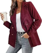 [yk8fass] Little suit jacket cc-5933 (S，Red), Red