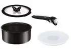 Tefal Ingenio Daily Chef Induction 16cm Saucepan, Handle Glass and Plastic Lid