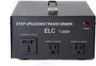 ELC T-5000 Watt Voltage Converter Transformer Step Up/Down 110V to 220V to 110V