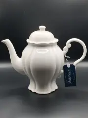 New White Cliff Transfer Tea Pot W/Lid (40fl oz)
