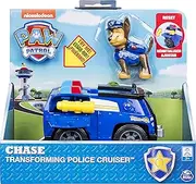 Paw Patrol, Chase's Transforming Police Cruiser with Flip-Open Megaphone, for Ages 3 and Up