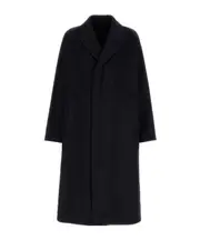 Wool blend coat S blue