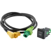 USB Car Switch Socket W/ Cable For RCD510 RCD310 VW Golf/GTI/R MK5 MK6 Jetta