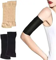 2 Pairs Arm Shapers Elastic Compression Arm Shapers Sports Arm Shapers for Women and Girls