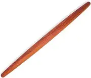 French Rolling Pin - Tapered Wooden Rolling Pin for Baking Pizza, Pastry Dough or Pasta - Hard Wood Roller Baking Pin Made in USA, by Earlywood - Jatoba