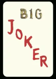 Mah Jongg Jong Mahjong 10 Natural Big Joker Stickers - Set #942 *Free Shipping*