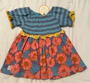 NWT WildFlowers Road Trip Peasant Top Girls Written In The Stars Size 2
