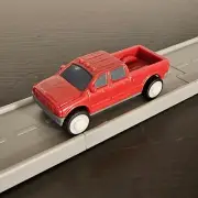 Red Pickup Truck NEW Road To Gold Driven Battat Pocket Micro Toy Car
