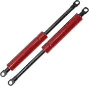 X AUTOHAUX 250mm/9.84" Gas Struts 500N Gas Springs Red Carbon Steel 2 Pcs RV Car Toolbox Lid Storage Box Cover Cabinet Door Cover