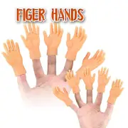 2/10xMini Cartoon Finger Toys Finger Puppets Tiny Finger Hands Small Hand Models