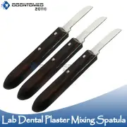 3 Pcs Dental Mixing Knives Spatula 7r Modeling Alginate Carver Restorative Lab