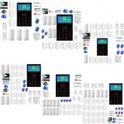 K35 Tuya APP WiFi+4G Wireless Kits Home Security Alarm System+Alexa+Google Home
