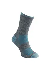 Wrightsock Escape Crew Ash Twist/Turquoise Unisex Outdoor Socks S AU 4-6 Womens