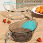 Food Soaking Container Multi-functional Drain Basket Capacity Rice Washer