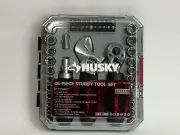 NEW Husky 46-Piece Stubby Tools Set! Ratchet Sockets 1/4 3/8 Bits Screwdriver