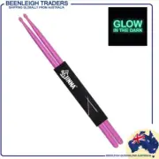 Glow In The Dark DRUM STICKS 5A PINK Brand New