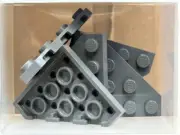 LEGO Parts - Dark Bluish Gray Wedge, Plate 4 x 4 Cut Corner - No 30503 - QTY 5