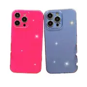 For Iphone 15 Jelly Glitter Solid Colour Tpu Phone Case